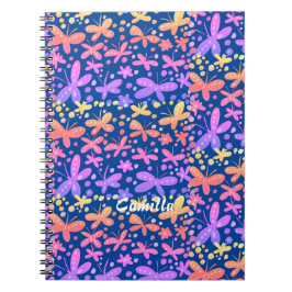カラフル蝶ノート ノートブック