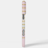 カラフル蝶金ゴールド線パーソナライズされた Case-Mate iPhoneケース (裏面 / 右)