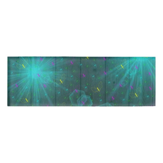 カラフル蝶 名札 (正面)