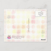 カラフル裁縫ボタン ポストカード (裏面)