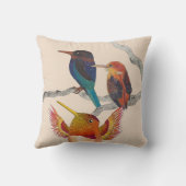 カラフル装飾用クッションの鳥 クッション (裏面)