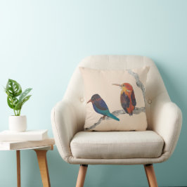 カラフル装飾用クッションの鳥 クッション