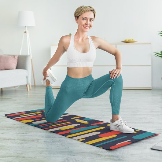 カラフル角丸長方形 ヨガマット