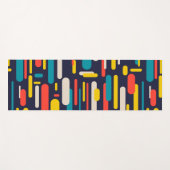 カラフル角丸長方形 ヨガマット (正面(横))