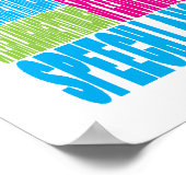 カラフル言語病理学 ポスター (角)