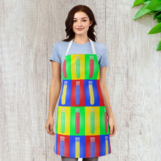 カラフル試験管 エプロン