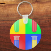 カラフル試験管 キーホルダー (正面)