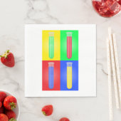 カラフル試験管 スタンダードランチョンナプキン (インサイチュ)