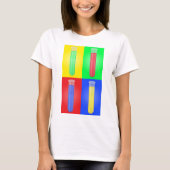 カラフル試験管 Tシャツ (正面)