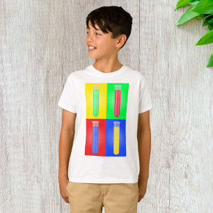カラフル試験管 Tシャツ