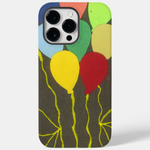 カラフル誕生日バルーンのグラフィックアートデザイン Case-Mate iPhone 14 PRO MAXケース