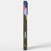 カラフル誕生日バルーンのグラフィックアートデザイン Case-Mate iPhoneケース (裏面 / 右)