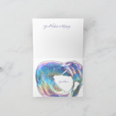 カラフル誕生日パーティーの招待状 カード (内部)