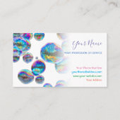 カラフル誕生日プランナーとパーティー 名刺 (裏面)