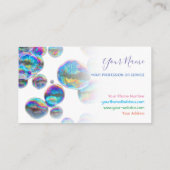 カラフル誕生日プランナーと結婚の 名刺 (裏面)