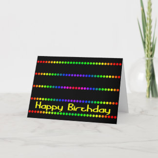 カラフル誕生日 カード