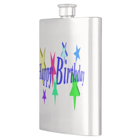 カラフル誕生日 フラスク (左)