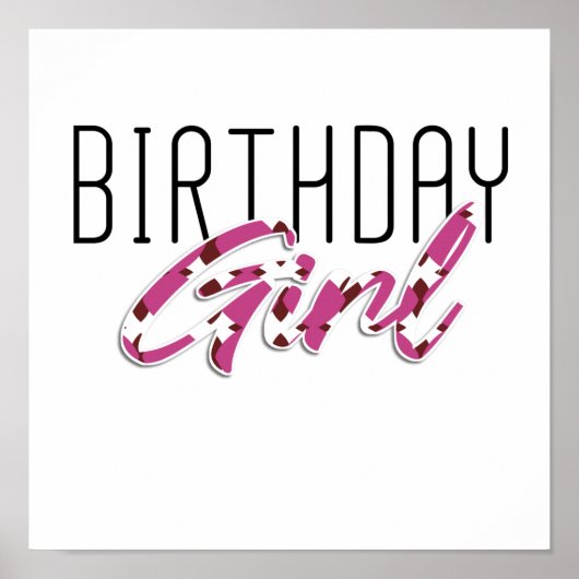 カラフル誕生日 ポスター (正面)