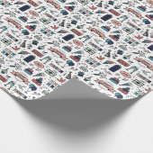 カラフル誕生日 ラッピングペーパー (角)