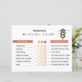 カラフル警告の結果グラフ子供へ (スタンド正面)