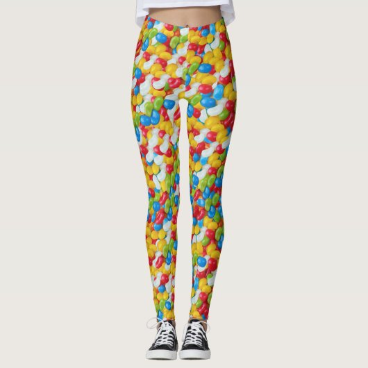 カラフル豆は大喜び。 レギンス (正面)