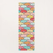 カラフル豚おもしろいと可愛い柄 ヨガマット (裏面)