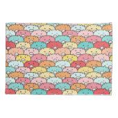 カラフル豚おもしろいと可愛い柄 枕カバー (裏面)