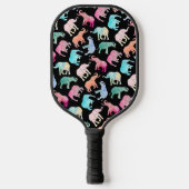 カラフル象水色 ピックルボールラケット (正面)