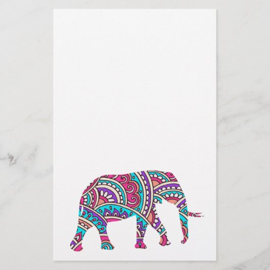 カラフル象 チラシ (正面)