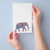 カラフル象 チラシ (ハンドル)