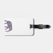 カラフル象 ラゲッジタグ (裏面横)