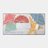カラフル貝パーソナライズされた デスクマット (キーボード&マウス)