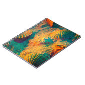 カラフル貝殻と砂のブナ ノートブック (左側)