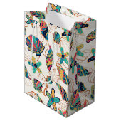 カラフル貝類中抱き枕 ミディアムペーパーバッグ (正面アングル)