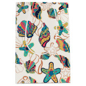 カラフル貝類中抱き枕 ミディアムペーパーバッグ (正面)