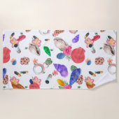 カラフル貝 ビーチタオル (正面)