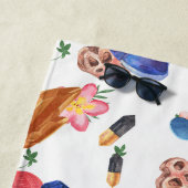 カラフル貝 ビーチタオル (インサイチュ)