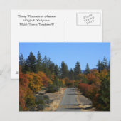 カラフル貯水池を秋.....ポストカード ポストカード (正面/裏面)