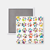 カラフル足型 マグネット (正面/裏面)