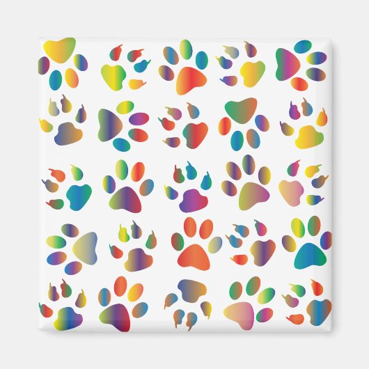 カラフル足型 マグネット (正面)