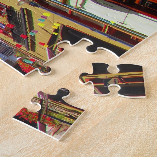 カラフル路 ジグソーパズル (側面)