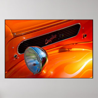 カラフル車08大プリント ポスター