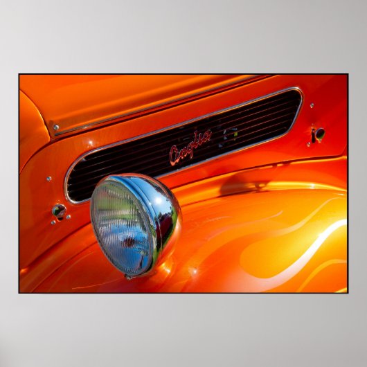 カラフル車08大プリント ポスター (正面)