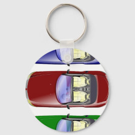 カラフル車 キーホルダー