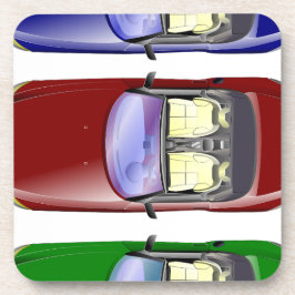 カラフル車 コースター