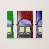 カラフル車 ジグソーパズル (横)