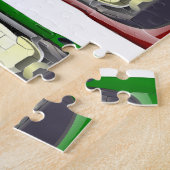 カラフル車 ジグソーパズル (側面)