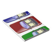 カラフル車 ノートパッド (アングル)