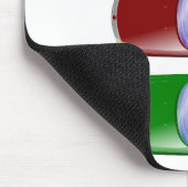 カラフル車 マウスパッド (コーナー)