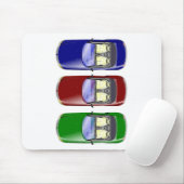 カラフル車 マウスパッド (マウス)